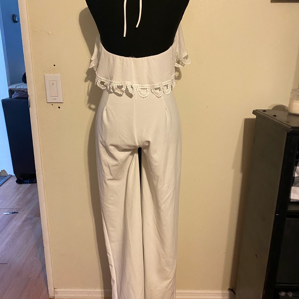 Valentine Jumpsuit white lace
